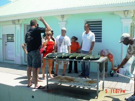 St Maarten Fishing :Day out fishing with Dad